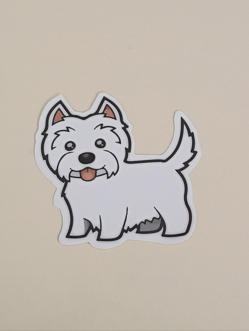 10/$10 Stickers Decal - Westie - West Highland Puppy Dog Smiling Kawaii Animal